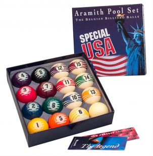 Комплект шаров 57.2 мм Aramith Spesial USA