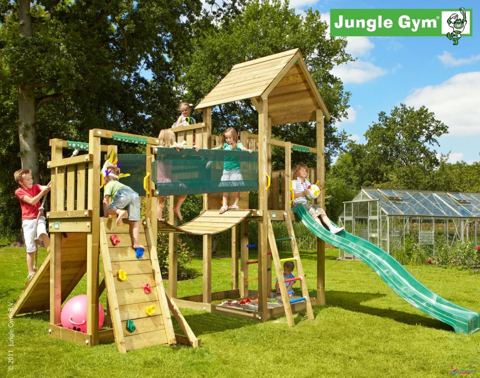 Игровой комплекс Jungle Gym Palace + Bridge Module с доставкой в  Екатеринбурге